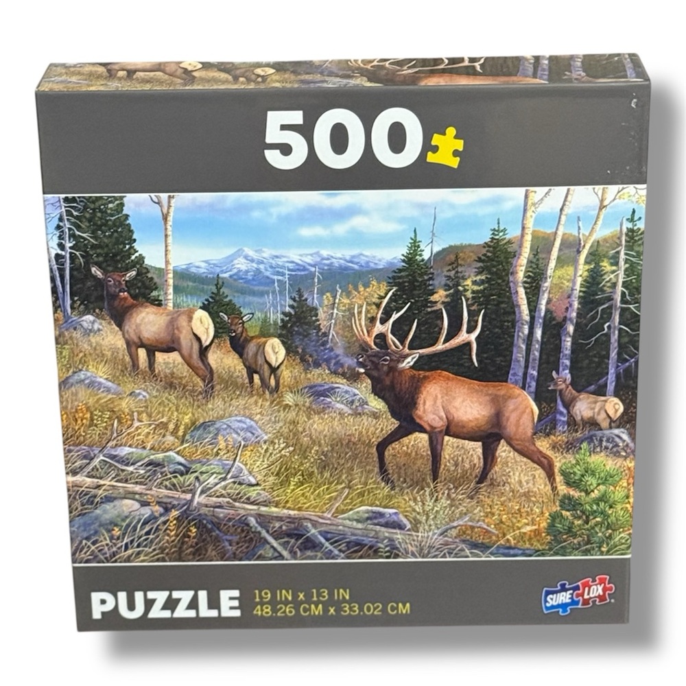 Sure-Lox “Mountain Music" 500pc Jigsaw Puzzle- NEW